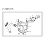 Cam Chain Tensioner CN / CF Moto 250 152MI-023300 (Diagram #3)